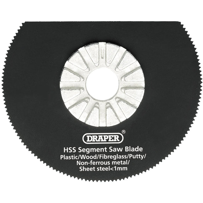 Draper HSS Segment Saw Blade, Diameter, 18tpi 63-88mm