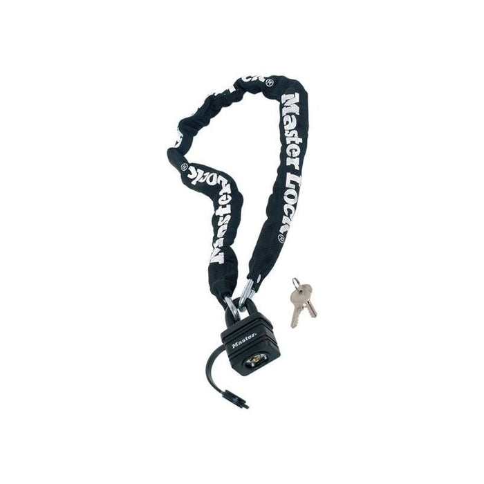 Master Lock Weather Tough 40mm Padlock & Chain 90cm x 6mm Master Lock - Town Tools