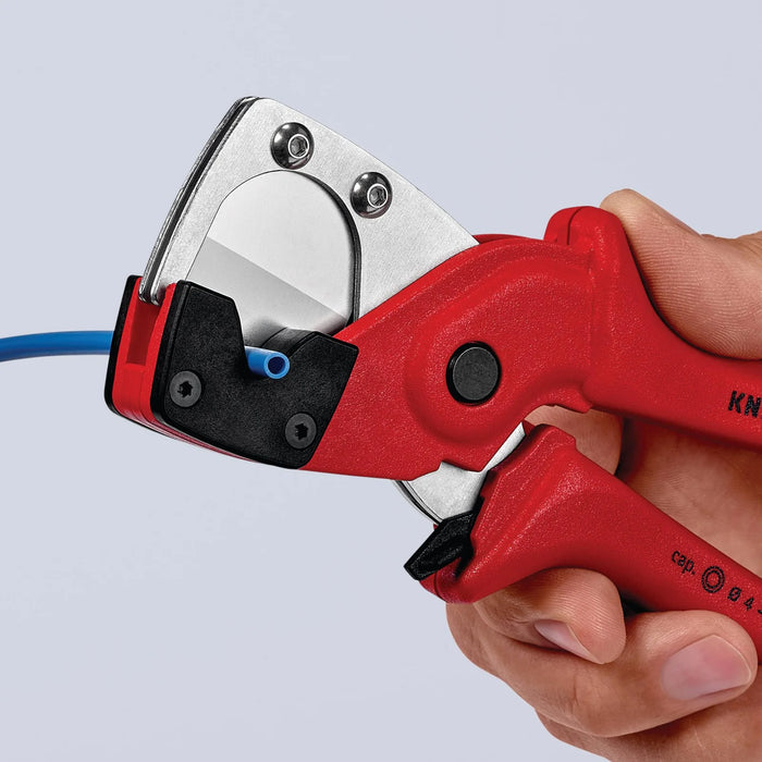 KNIPEX 90 10 185 SB Pipe Cutter For Multilayer And Pneumatic Hoses,185mm