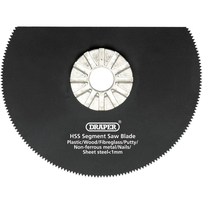 Draper HSS Segment Saw Blade, Diameter, 18tpi 63-88mm