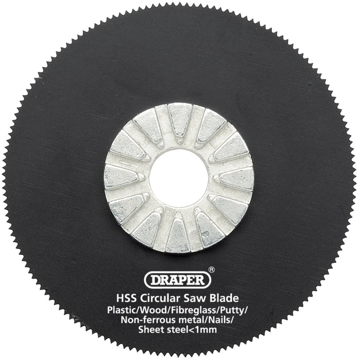 Draper HSS Circular Saw Blade, Diameter, 18tpi 63-88mm