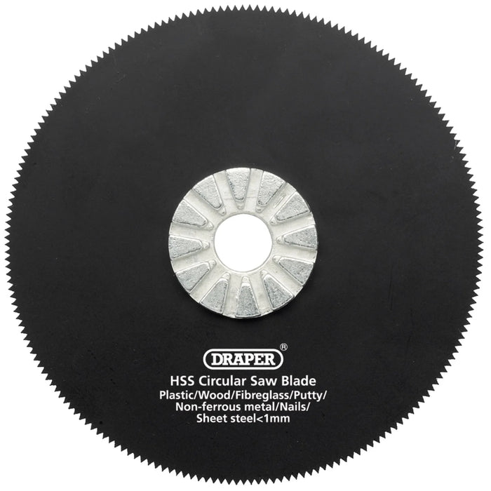 Draper HSS Circular Saw Blade, Diameter, 18tpi 63-88mm