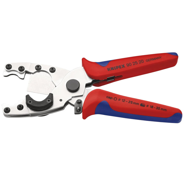 KNIPEX 90 25 20 SB Pipe Cutter for Composite Pipes and Protective Tubes, 210mm