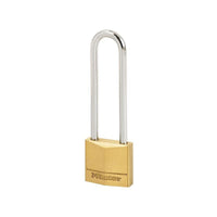 Master Lock Solid Brass 50mm Padlock 5-Pin - 64mm Shackle