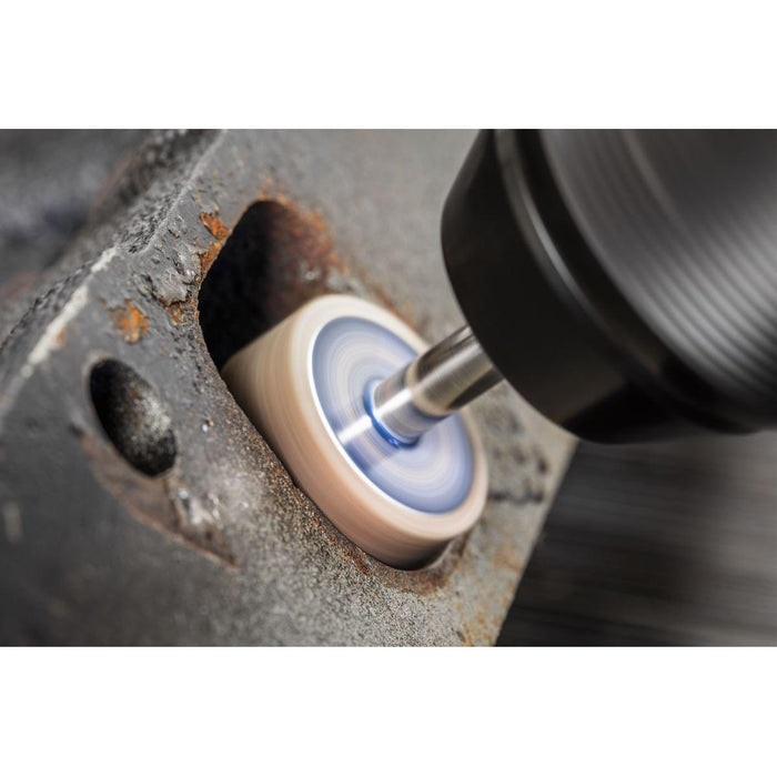 Sealey 25 x 10mm Abrasive Flap Wheel on 6mm Shaft 60Grit - Pack of 5 FW2510605 Sealey - Town Tools 