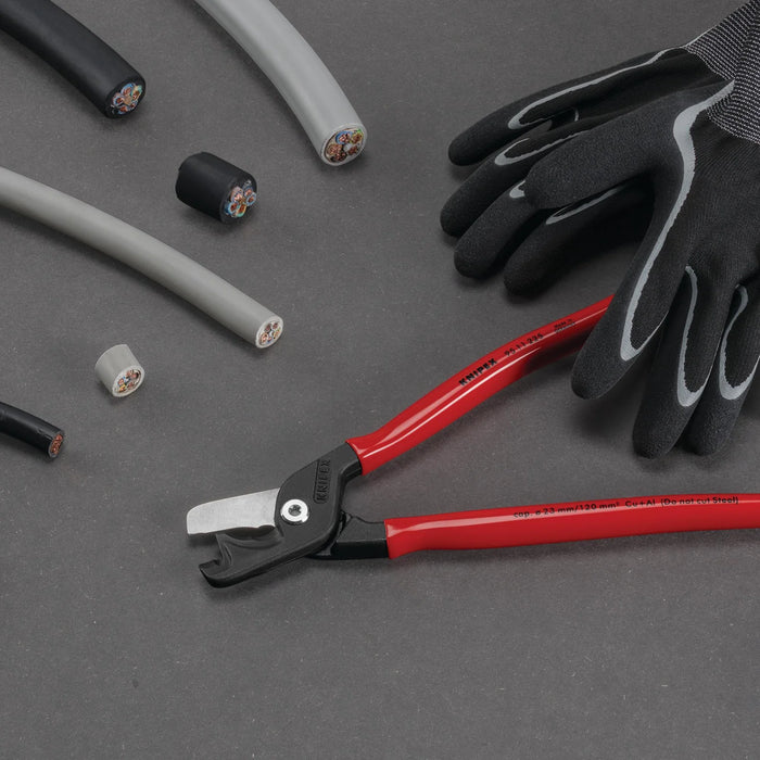 KNIPEX 95 11 225 SB StepCut XL Cable Shears, 225mm - 95 11 225 SB