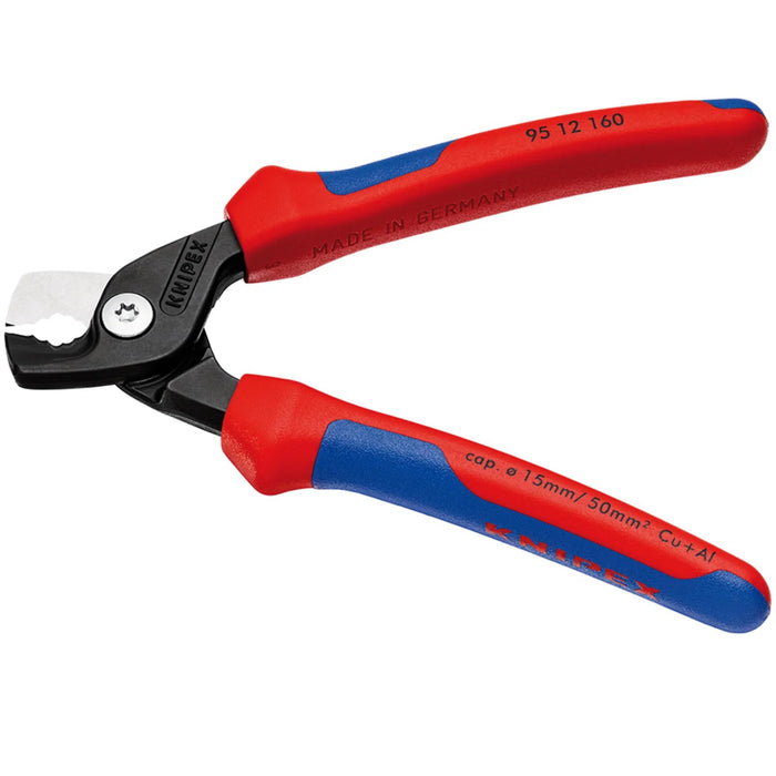 KNIPEX 95 12 160 SB StepCut® Cable Shears, 160mm - 95 12 160 SB