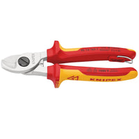KNIPEX 95 16 165 T BK VDE Cable Shears, 165mm - 95 16 165 T BK