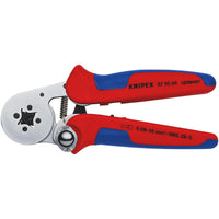 KNIPEX 97 55 04 SB Self-Adjusting Crimping Pliers, 180mm - 97 55 04 SB
