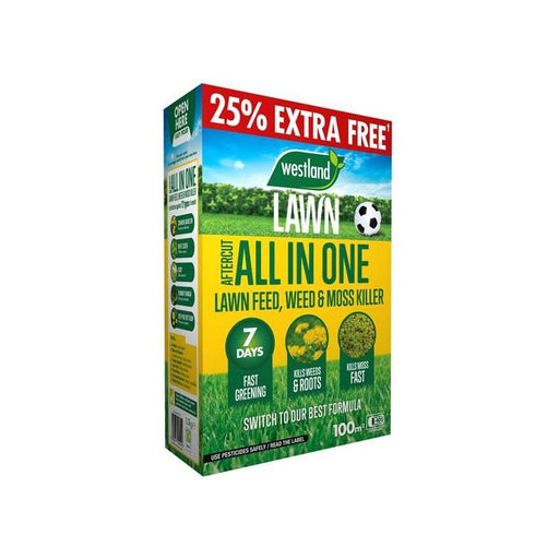 Westland Aftercut All In One Lawn Feed, Weed & Moss Killer 80m² Box Westland - Town Tools