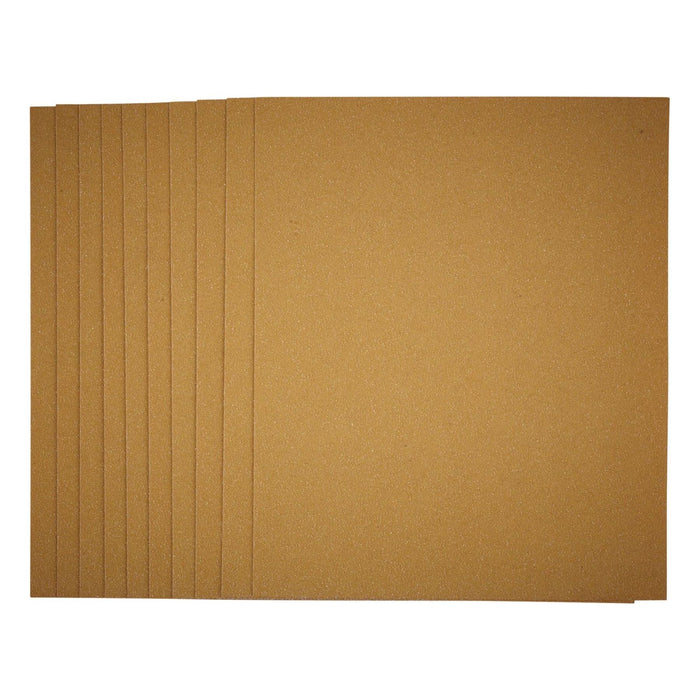 Draper General Purpose Sanding Sheets, 230 x 280mm, 60 Grit (Pack of 10) 37778 Draper - Town Tools 