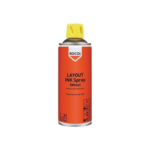 Rocol LAYOUT INK Spray White 400ml ROCOL - Town Tools