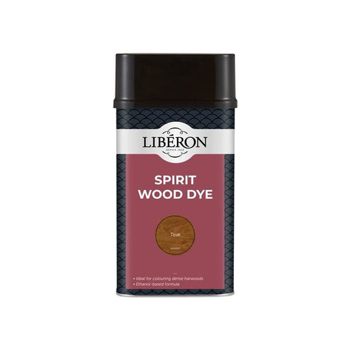 Liberon Spirit Wood Dye Teak 1 litre Liberon - Town Tools