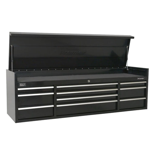 Sealey Topchest 10 Drawer 1830mm Heavy-Duty Black PTB181510 Sealey - Town Tools 