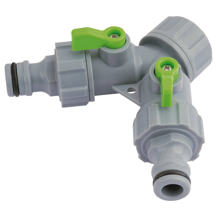 Draper 3/4" 2-Way Tap Connector - GWPPTC-2