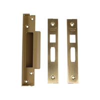 Union StrongBOLT 2200 Mortice Sashlock Rebate Kit 13mm Polished Brass Box