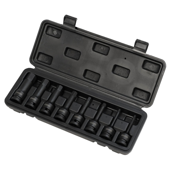 Draper Expert Impact Hex. Socket Bit Set, 1/2" Sq. Dr. (8 Piece) - 410/8/HEX/A