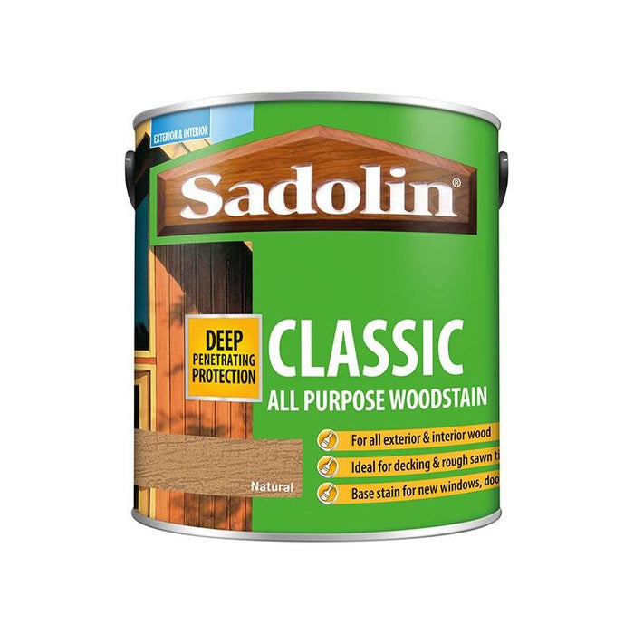 Sadolin Classic Wood Protection Natural 2.5 litre Sadolin - Town Tools