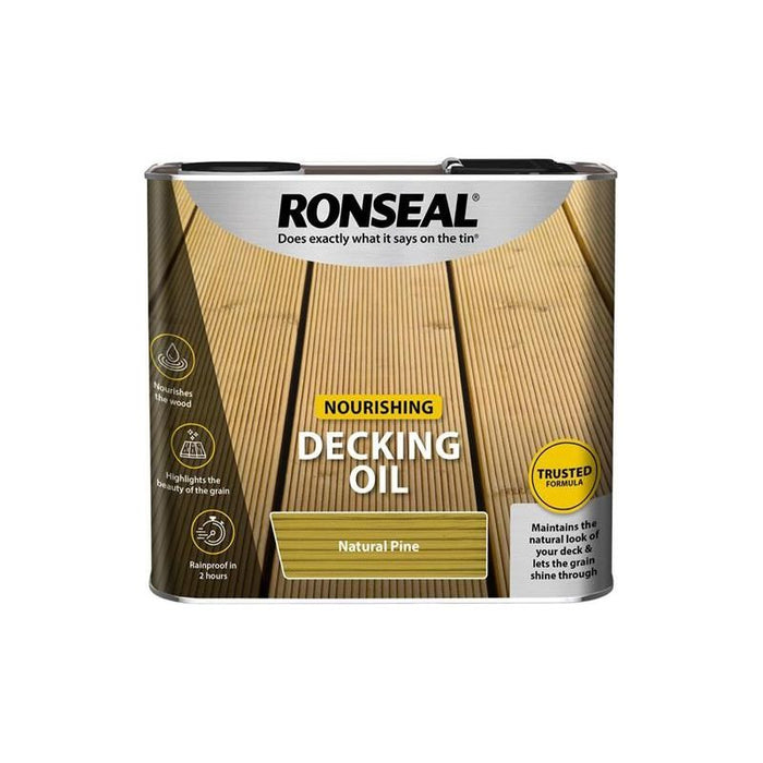 Ronseal Decking Oil Natural Pine 2.5 litre Ronseal - Town Tools