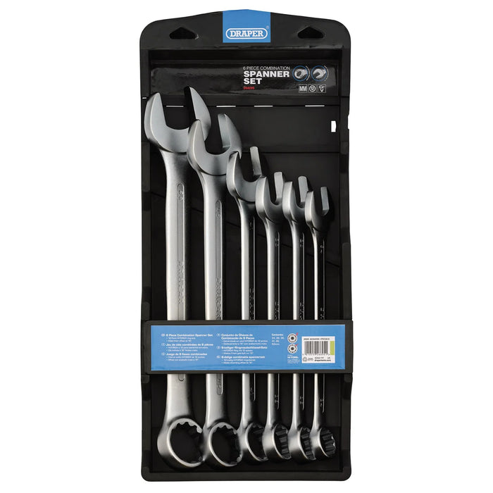 Draper HI-TORQ® Metric Combination Spanner Set (6 Piece) - 8235/6/MM
