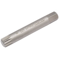 Draper M12 x 75mm Spline 10mm Insert Bit for Mechanic's Bit Sets 33349