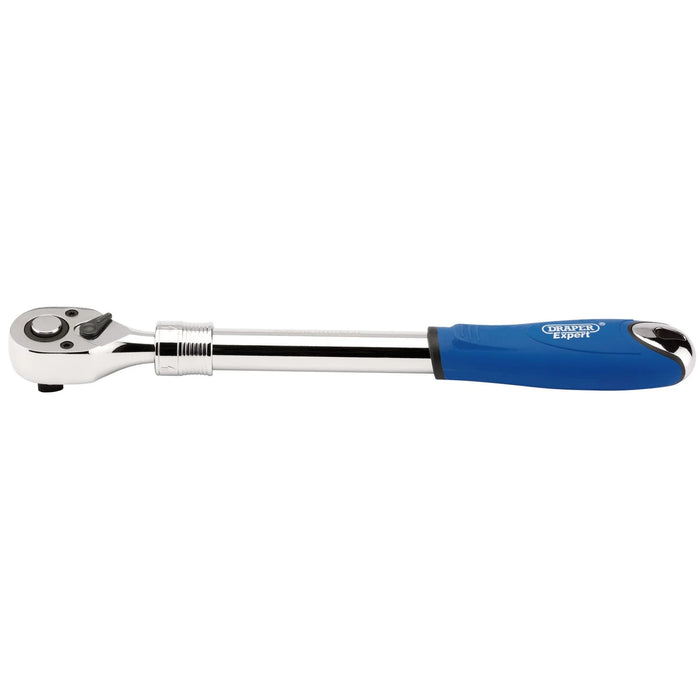 Draper Expert 72 Tooth Extending Reversible Ratchet, 1/2" Sq. Dr. - HER72