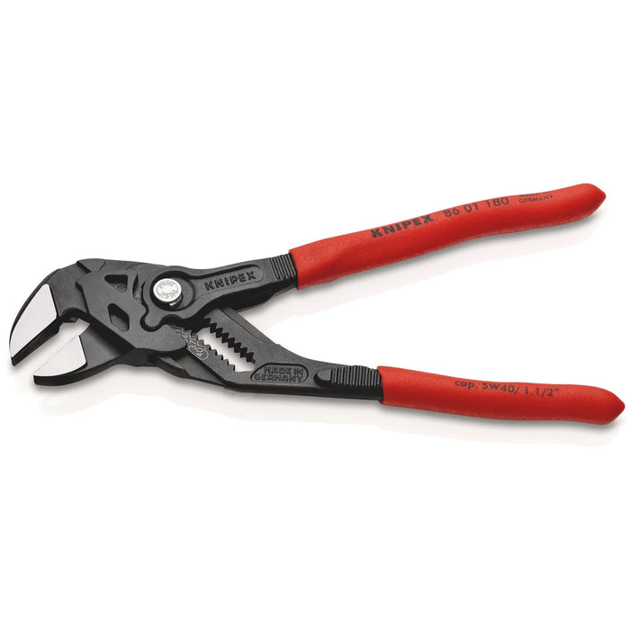 KNIPEX 86 01 180 SB Pliers Wrench, 180mm - 86 01 180 SB