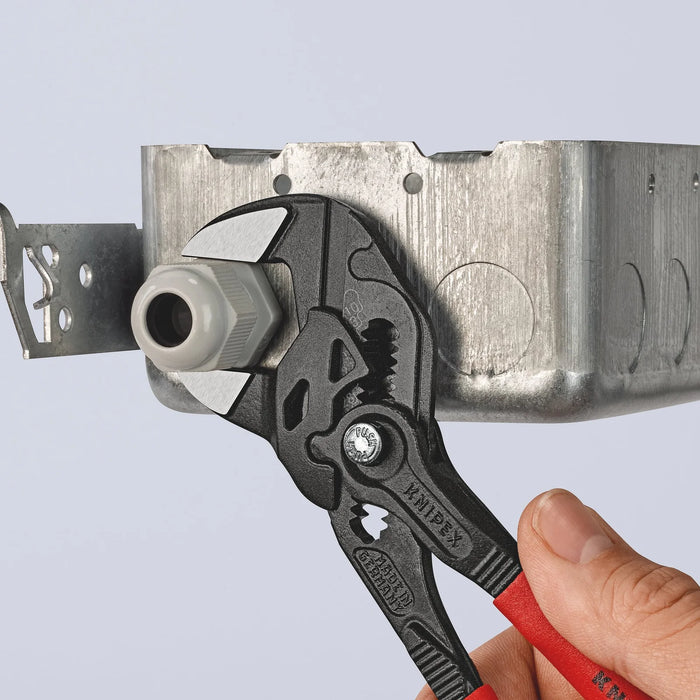 KNIPEX 86 01 180 SB Pliers Wrench, 180mm - 86 01 180 SB