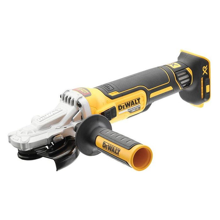 Dewalt Power Tools DCG405FN XR Brushless Flat Head Grinder 125mm 18V Bare Unit DeWALT Power Tools - Town Tools