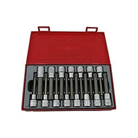 Teng Tools 1/2" Long Ribe & XZN/Triple Square Bit Socket Set TT1 15 Pieces