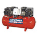 Sealey 270L Belt Drive Air Compressor with Cast Cylinders 2 x 3hp SAC1276B Sealey - Town Tools 