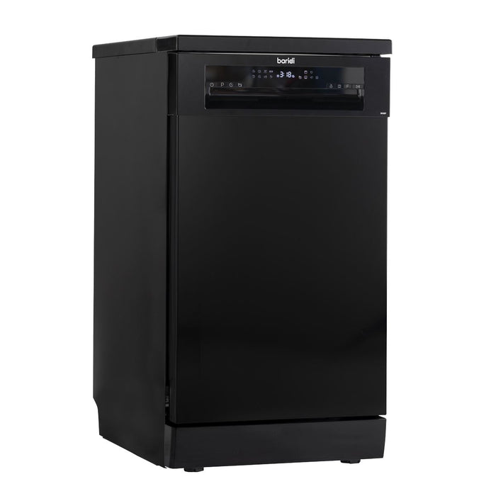 Baridi Slimline Freestanding Dishwasher 45cm Wide 10 Place Settings - Black Baridi - Town Tools 