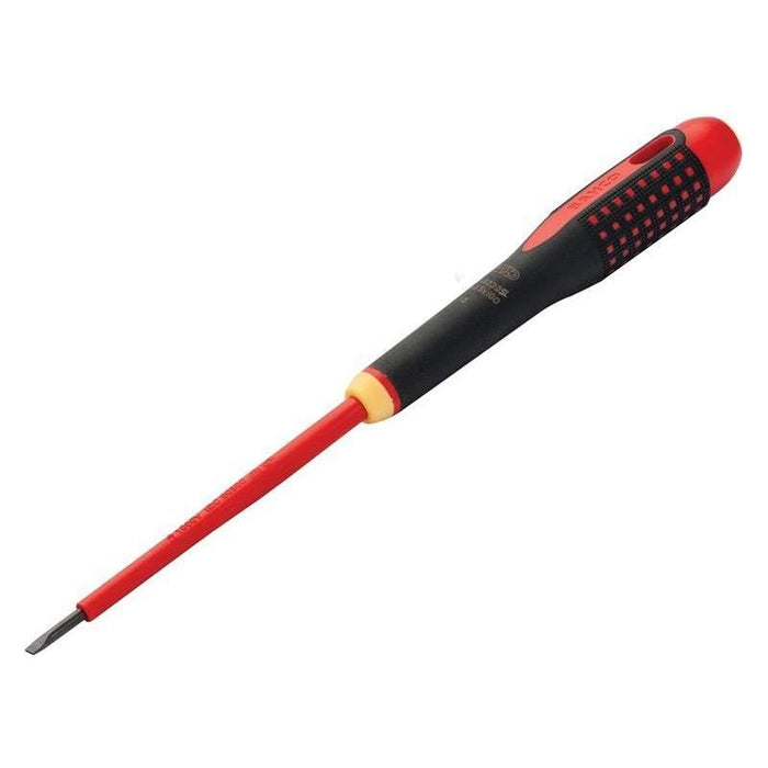 Bahco ERGO™ Slim VDE Insulated Slotted Screwdriver 3.5 x 100mm Bahco - Town Tools