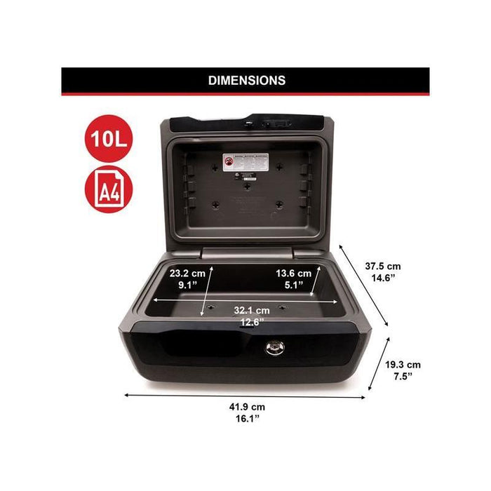 Master Lock Large Key Locking Fire & Water Chest Master Lock - Town Tools