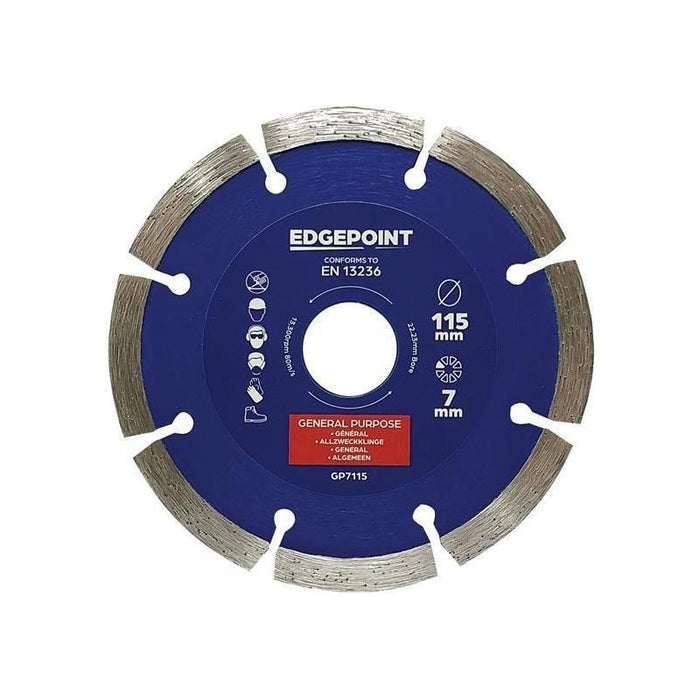 Edgepoint GP7115 General-Purpose Diamond Blade 115mm EdgePoint - Town Tools