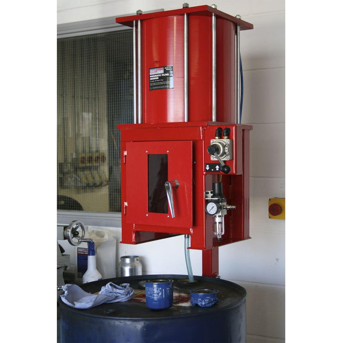 Sealey Pneumatic Oil Filter Crusher HFC08 Sealey - Town Tools 