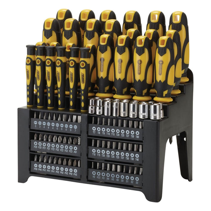 Draper Screwdriver and Bit Set, Yellow (103 Piece) 28012 Draper - Town Tools 