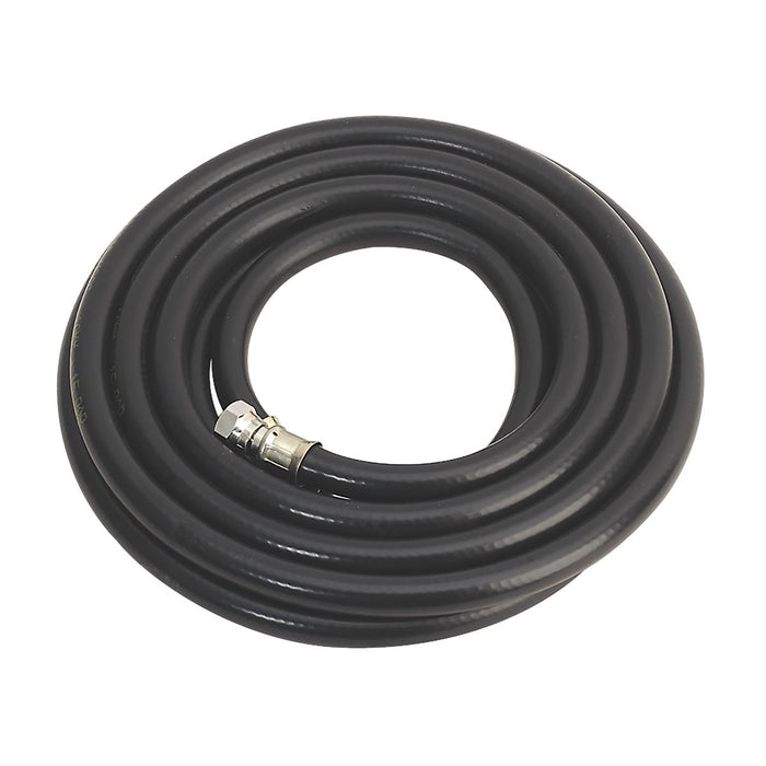 Sealey Heavy-Duty Air Hose with 1/4"BSP Unions 5m x 10mm AH5RX/38 Sealey - Town Tools 