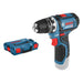 Bosch GSR 12V-15 FC Pro FlexiClick Drill Driver + Attachment 12V Bare Unit Bosch - Town Tools