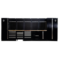 BUNKER 25 Piece Modular Storage Combo with Hardwood Worktop, 4915mm