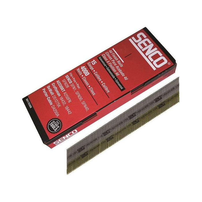 Senco Chisel Smooth Brad Nails Galvanised 15G x 44mm (Pack 4000) Senco - Town Tools