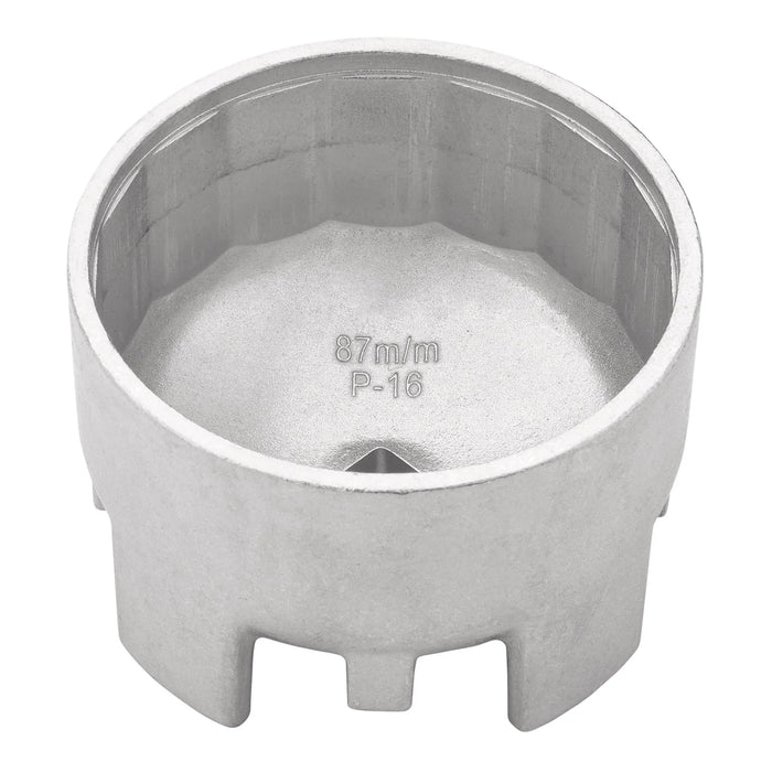 Draper Oil Filter Wrench, 1/2" Sq. Dr., 87mm/16 Flutes - OFS-87/16F