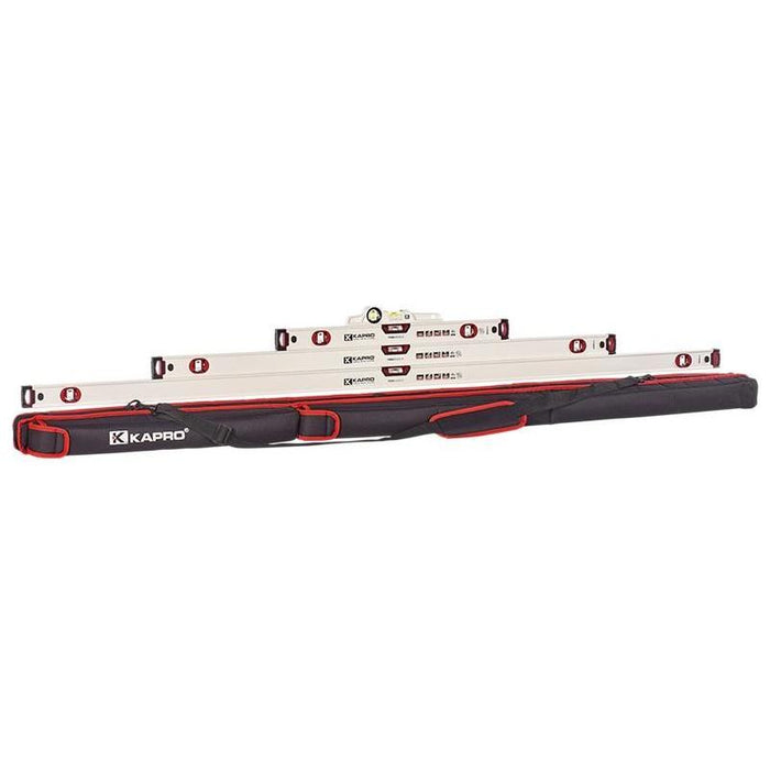 Kapro 705 Eagle Optivision Red Box Level Set, 4 Piece Kapro - Town Tools