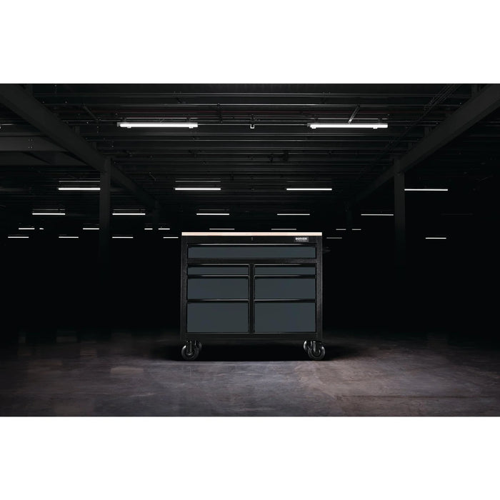 BUNKER 7 Drawer Workbench Roller Tool Cabinet, 41", Grey - B100-41G/FSC
