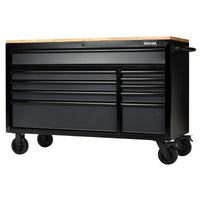 BUNKER 10 Drawer Workbench Roller Tool Cabinet, 56", Grey - B100-56G/FSC