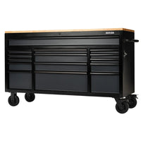 BUNKER 15 Drawer Workbench Roller Tool Cabinet, 61", Grey - B100-61G/FSC