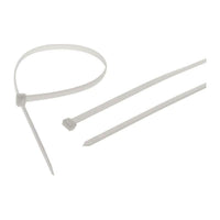 Faithfull Heavy-Duty Cable Ties White 9.0 x 1200mm (Pack 10)