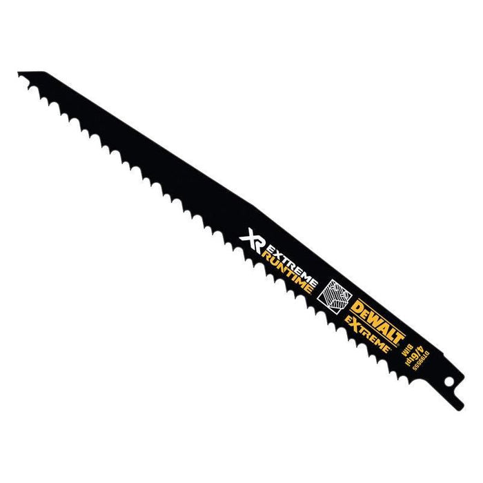 Dewalt Power Tools XR Wood With Nails Reciprocating Blade 230mm 4/6 TPI Pack of 5 DeWALT Power Tools - Town Tools