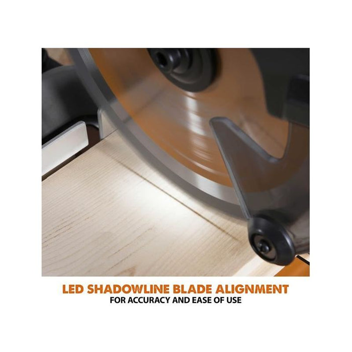 Evolution R185SMS-Li EXT Sliding Mitre Saw 18V 1 x 4.0Ah Li-ion Evolution - Town Tools