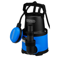 Draper 230V Submersible Clean Water Pump with Float Switch, 130L/min, 250W